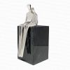 Close to Me sculpture in silver | Sculptures by YENNY COCQ