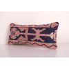 Vintage Muted Carpet Rug Bedding Pillow, Faded Ethnic Turkis | Cushion in Pillows by Vintage Pillows Store