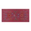 Silk Red Suzani Tapestry With Floral Design, Pictorial Suzan | Tablecloth in Linens & Bedding by Vintage Pillows Store