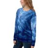 Unisex Sweatshirt - Thunder - Dramatic Blue Storm Art | Work by Eman's Gallery