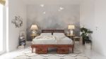 The Warwick, Louvered Modern Walnut Bed with Storage | Beds & Accessories by MODERNCRE8VE. Item made of walnut