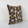 Silk Ikat Velvet Pillow, Silk Square Designer Cushion Cover, | Pillows by Vintage Pillows Store