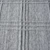 Handmade Grey Geometric PET Area Rug, Modern Indoor Outdoor Floor Carpet | Rugs by Swiflo