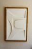 No. 05 Japandi Plaster Wall Relief - Scandinavian Neutral Decor | Wall Sculpture in Wall Hangings by Joseph Aurelius