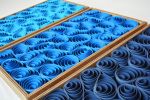 No. 01 Acoustic Diffuser Panel - Gradient Modern Abstract Wall Art | Wall Sculpture in Wall Hangings by Joseph A