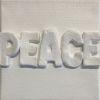 Peace 4" x 4" | Mixed Media in Paintings by Emeline Tate. Item made of canvas & synthetic