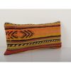 Vintage Kilim Striped Pattern Turkish Lumbar Pillow Cover | Sham in Linens & Bedding by Vintage Pillows Store. Item made of cotton & fiber