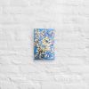 Canvas Print – Iris Lake – Blue and Gold Floral Wall Art | Work by Eman's Gallery