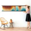 Wide Textile Artwork - FENNA | Tapestry in Wall Hangings by Rianne Aarts / Teddy and Wool Studio
