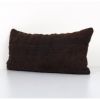 Vintage Turkish Goat Hair Siirt Shaggy Woven Kilim Pillow Co | Cushion in Pillows by Vintage Pillows Store