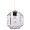 MIMO CUBE Pendant | Pendants by Oggetti Designs. Item composed of brass and glass