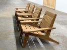 Modern Adirondack Chair, 100% solid hardwood lounge chair, USA made | Chairs by Marco Bogazzi