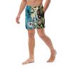 Men's Swim Trunks - Tectonic - Fluid Abstract Geologic Art | Work by Eman's Gallery