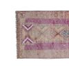 1960s Hand- Knotted Pink Turkish Herki Runner Rug | Rugs by Vintage Pillows Store. Item composed of cotton & fiber