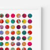 Splash Dots with Lavender Print, A sizes | Prints in Paintings by Amelia Coward