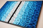 No. 10 Set of 2 Acoustic Diffuser Panel - Gradient Modern Abstract Wall Art | Wall Sculpture in Wall Hangings by Joseph Aurelius
