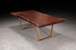 Single Slab Walnut Dining Table | Tables by Urban Lumber Co.. Item composed of walnut