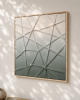 Eucalyptus Green Fiber Artwork - LILY | Wall Hangings by Rianne Aarts / Teddy and Wool Studio