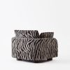 Miles Armchair Zebra | Work by District Loom