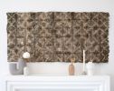 Plant Dyed Wild Silk - Diamond Pattern - Natural Sage | Tapestry in Wall Hangings by Tanana Madagascar. Item made of cotton & fiber