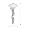 Alan Mizrahi IQ2254 Leaves Onion | Pendants by Alan Mizrahi Lighting Design