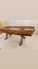 Hexagon Epoxy Resin Table, River Table, Dining Table | Tables by Tinella Collection. Item composed of walnut and metal in contemporary or country & farmhouse style