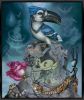 "The Knocking Bird" Canvas Edition | Prints in Paintings by Greg "CRAOLA" Simkins