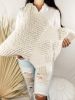 Handwoven ivory boho pillow cover | Pillows by Willona and Loom. Item made of cotton