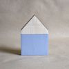Little House - Blue No.34 | Sculptures by Susan Laughton Artist. Item composed of wood
