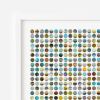 Four Hundred Winter Landscape Dots Collage Print | Prints by Amelia Coward