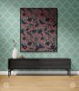 IVI - Mushroom Jacquard Woven Blanket - Blue Pink | Linens & Bedding by Sean Martorana. Item composed of cotton