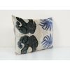 Ikat Elephant Pillow, Silk Lumbar Cushion Cover, Animal Velv | Pillows by Vintage Pillows Store