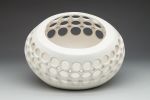 Slanted Lace Bowl | Decorative Bowl in Decorative Objects by Lynne Meade. Item made of ceramic