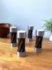 Recycled Ski Chairlift Cable Tea Light Holder Pair | Candle Holder in Decorative Objects by industrial comfort. Item composed of steel compatible with contemporary and industrial style