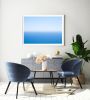 Minimalist blue seascape photography print, "Ionian Sea Sky" | Photography by PappasBland. Item composed of paper in minimalism or contemporary style