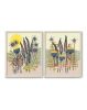 DayBreak/Sunrise - Mid Century Botanicals | Prints by Birdsong Prints. Item composed of paper