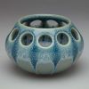 Low Teardrop Single Demi Tea Light Holder | Ornament in Decorative Objects by Lynne Meade. Item made of ceramic