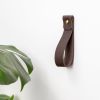 Medium Leather Wall Strap [Round End] | Storage by Keyaiira | leather + fiber | Artist Studio in Santa Rosa. Item composed of leather