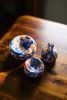 Glass Blown Forever in Blue Jeans Mini Nest Bowl | Decorative Bowl in Decorative Objects by Maria Ida Designs. Item made of glass