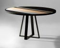 Soto Round Dining Table | Tables by Lara Batista. Item composed of oak wood and metal