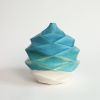 Spherical in Mediterranean Sea | Vase in Vases & Vessels by by Alejandra Design. Item composed of ceramic