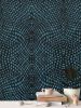 AEON Snake Skin Black Blue Green Wallpaper x Sean Martorana | Wall Treatments by Sean Martorana. Item made of paper