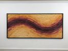 Sunset Streak | Wall Sculpture in Wall Hangings by StainsAndGrains. Item made of wood & metal compatible with contemporary and industrial style