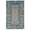 Vintage Hand Knotted Turkish Oushak Carpet | Area Rug in Rugs by Vintage Pillows Store. Item made of cotton with fiber