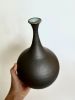 Black clay bottleneck No. 15 | Vase in Vases & Vessels by Dana Chieco