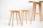 Pair of minimalist stool, Wood Plant Stool, Backless Stool | Chairs by Plywood Project. Item composed of birch wood in minimalism or mid century modern style