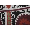 Traditional Suzani Black Tapestry -  Central Asian Uzbek | Wall Hangings by Vintage Pillows Store. Item composed of cotton
