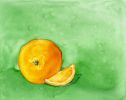 Orange | Prints by Brazen Edwards Artist. Item made of canvas & paper
