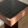Black Walnut Side Table – End table cylinder base | Tables by Warnkestudio