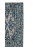 Authentic Turkish Oushak Blue Handmade Wool Rug with Rich | Area Rug in Rugs by Vintage Pillows Store. Item composed of wool & fiber